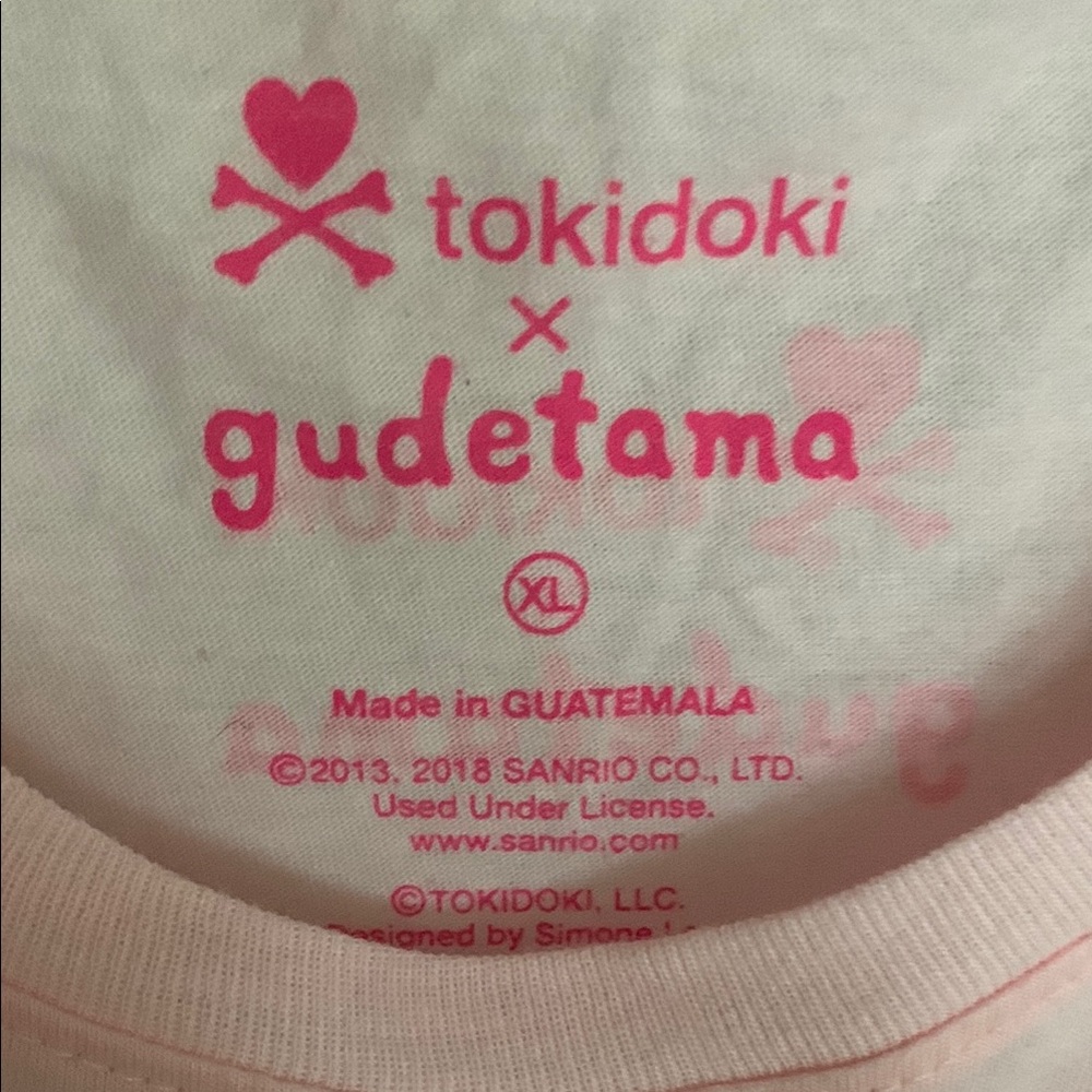 tokidoki x gudetama SS tee - Picture 2 of 8